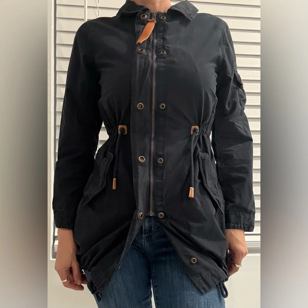 Penfield Madewell Collab All Weather Dark Navy Parka Jacket. Select Item 3/$25. - Picture 6 of 16